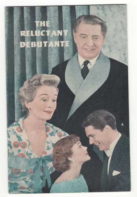 OLD PROGRAMME Comedy Theatre Melbourne The Reluctant Debutante  c.1956