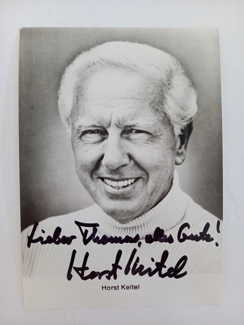 HORST KEITEL original Autogramm ca. 15x10cm Autogrammkarte EUR