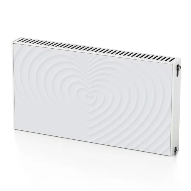 Magnetic Design Radiator Foil Cover Skin Mat Screen Wavy Hearts 3d