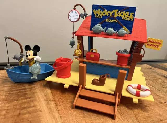 DISNEY JR ~ Mickey Mouse Wacky Tackle Shop PlaySet 2022 Brand NEW £49.94 -  PicClick UK