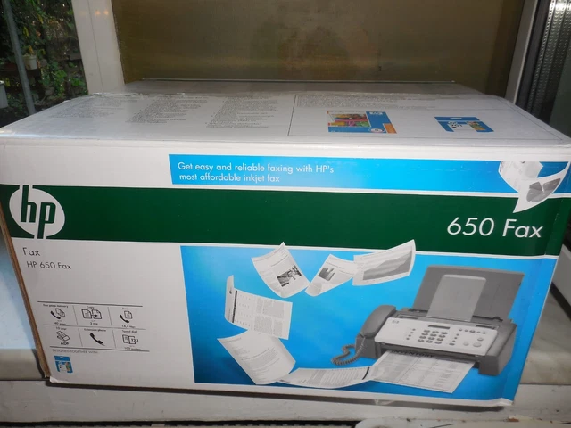 Hp 650 Fax Fax-Telefon Gerät . Ungebraucht &Ovp