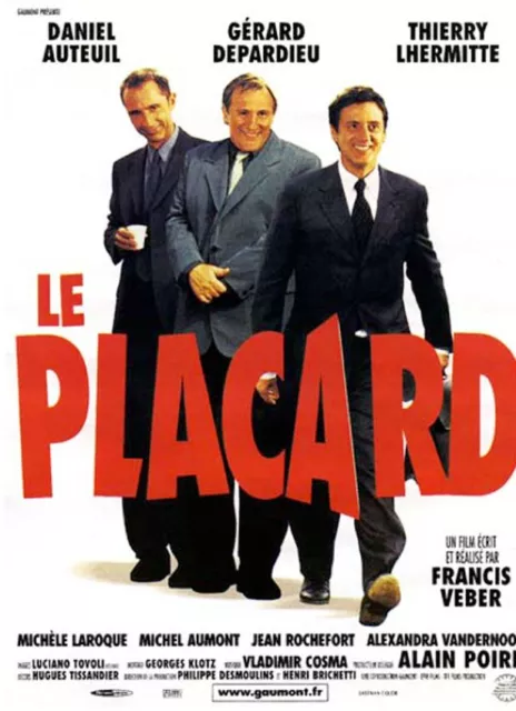 Bande annonce film cinéma 35mm LE PLACARD 2001 Veber Auteuil Depardieu Lhermitte