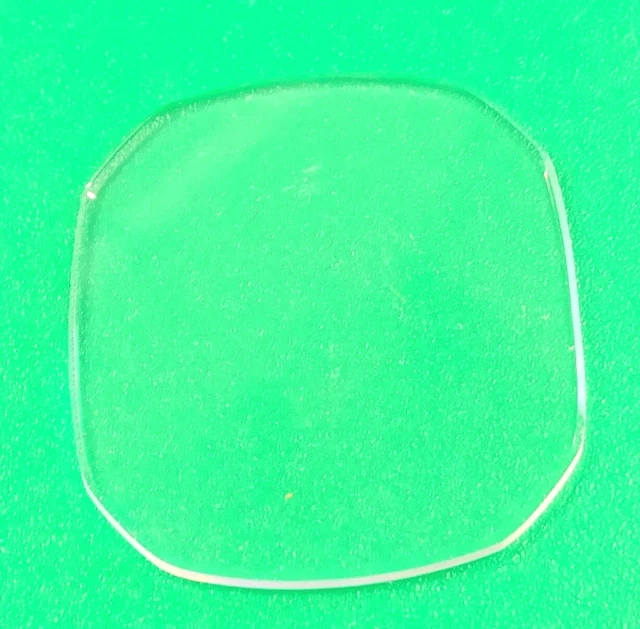 Verre De Montre Octogonal Acrylique - 27.3 X 27.3 Mm - Plat Des Deux Côtés - Transparent