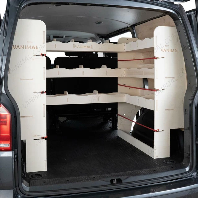 VW TRANSPORTER T6 Kombi Full ‘U’ Shaped Rear Racking - U-Rack £458.96 ...