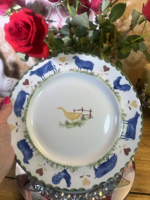 Vintage Wood And Sons Jacks Farm Dinner Plate Diameter 26cm Ceramic Farm Animals