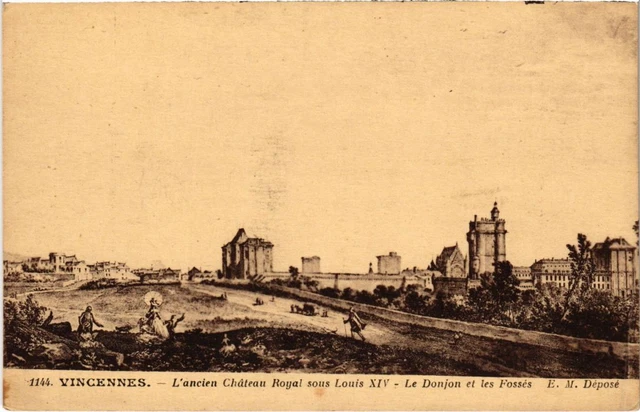 CPA AK Vincennes L'ancien Chateau Royal under Louis XIV FRANCE (1283197)