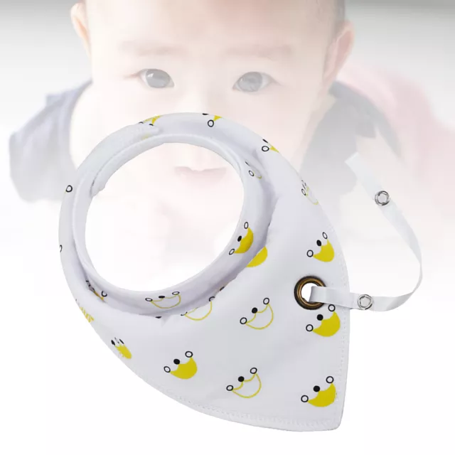 Baby Bib Super Absorbent Feeding Supplies Newborn Feeding Bib with Pacifier Rope