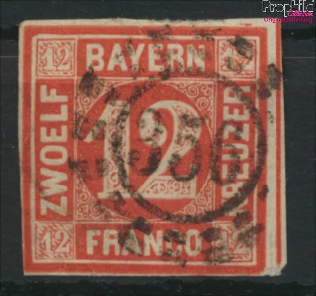 Briefmarken Bayern 1849 Mi 6 Pracht gestempelt(9462495