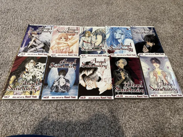 Angel Sanctuary English Kaori Yuki Manga Vol. 2-11 Viz Media LOT