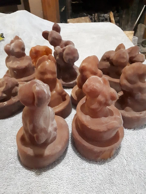 Lote mixto de moldes de látex Supeecarst X10 3 haz tus propios moldes artesanías