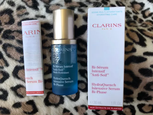 Clarins Hydra Quench Intensive Serum Bi-Phase 30ml NEW SEALED