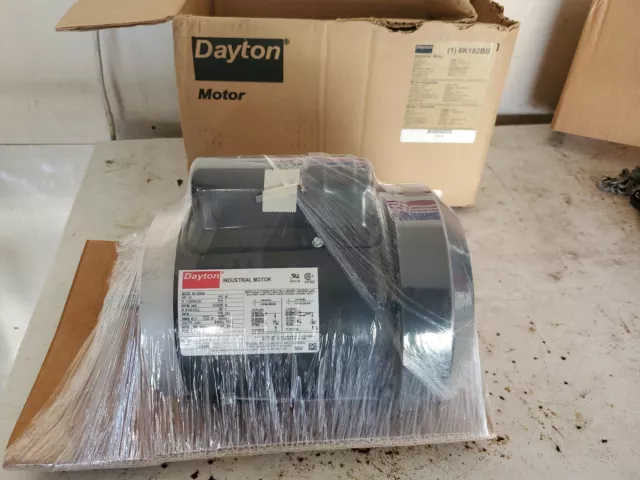 Dayton1/2 HP General Purpose Motor,Capacitor-Start,3450 Nameplate RPM,Voltage...