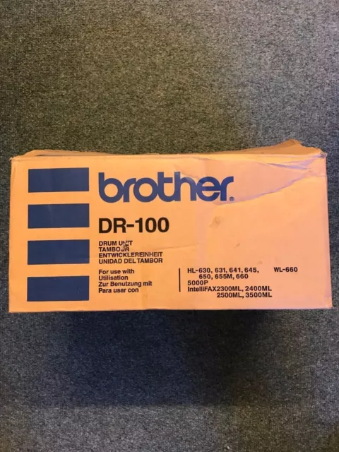 Genuine Brother DR-100 Imaging Drum Unit DR100 Laser Printer Photoconductor