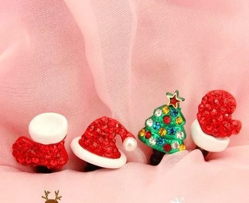 Christmas Tree, Shoe, Hat, Glove 3.5mm Anti Dust Ear Cap Plug For All SmartPhone