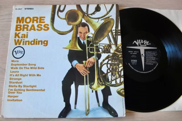 Kai Winding More Brass Lp Verve Stereo (1966) Nr Mint- Jazz Usa