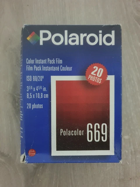 POLAROID TWIN PACK 669 Expired Instant Colour Print Film - Main Image