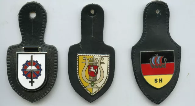 Original 3 verschiedene Brustanhänger Verbandsabzeichen Bundeswehr Deutschland