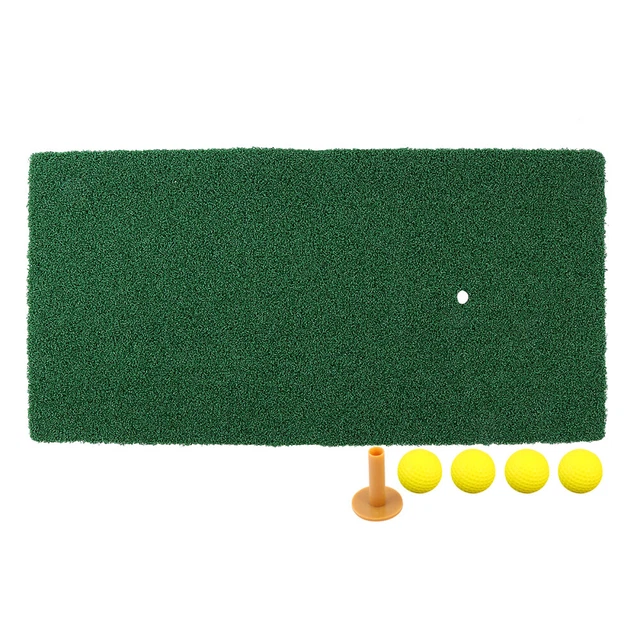 5 Pcs Golf Mat Training Pad Hitting Grass Indoor Driving Range Practice