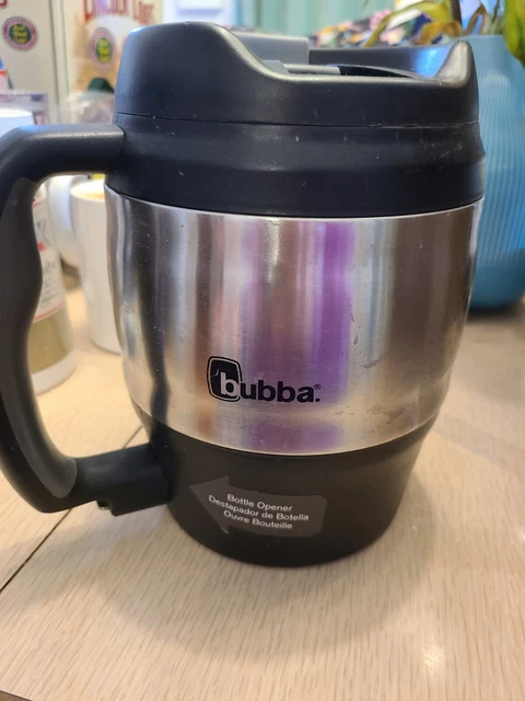 Bubba Keg 52 oz Insulated Travel Mug Black & grey with Bottle Opener