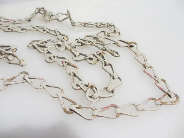 Victorian Brass Lighting Picture Chain Hanger Light Old Antique Vintage 68"