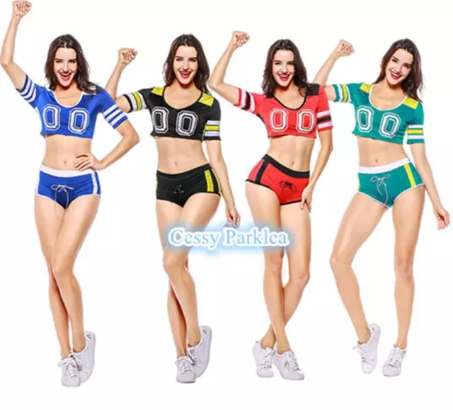 SEXY FRANCE CHEERLEADER World Cup Football NFL Promo Sports Girl Costume 6  8 10 $22.95 - PicClick AU
