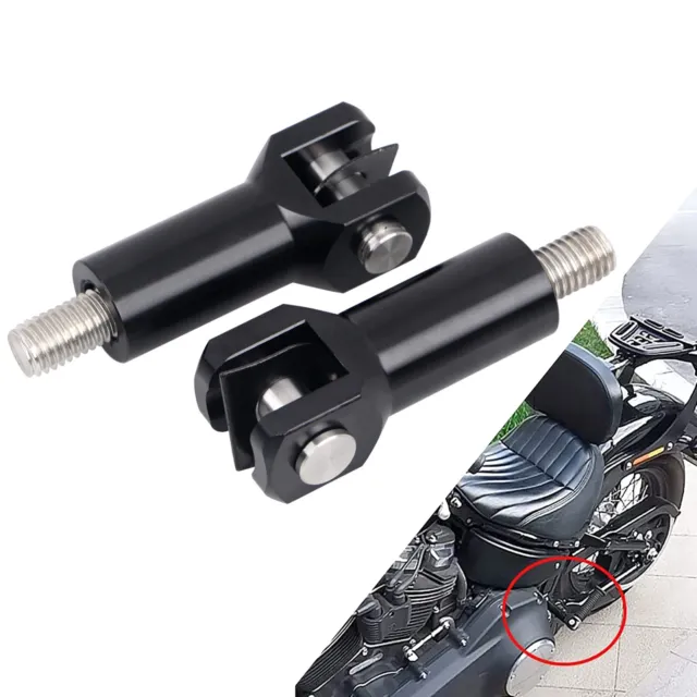 10mm Pilot Male Mount-Style Footrests Foot pegs Motorcycle Highway