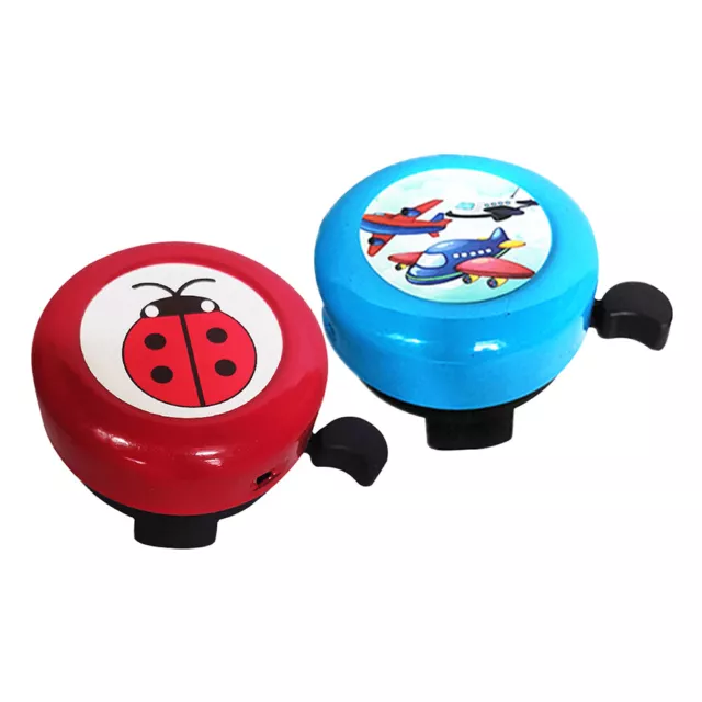 Girls Boys Clear Bicycle Bell Road Ring Cartoon Pattern Cycling Cute Kids Bike