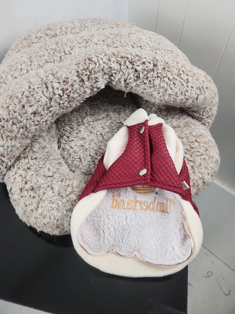 Pet Cat Dog House Kennel Puppy Cave Sleeping Bed Mat Warm Soft Long 21 W 18 D 5"
