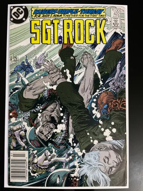 SGT. ROCK #422 DC Comics 1988 Final Issue Joe Adam Andy Kubert VF HTF