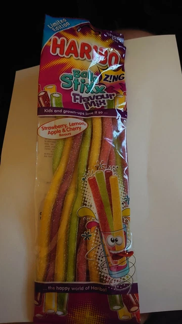 thumbnail image 2 of Haribo 200g Balla Stixx Strawberry Pika Cukr 2 of 14