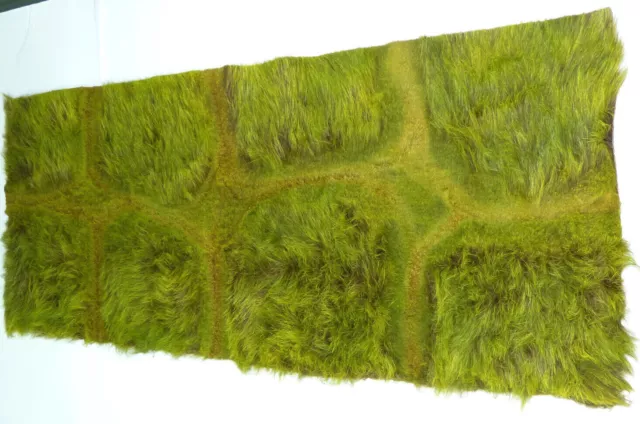 JG Miniatures TM4 Diorama Zubehör Matte Gras, Long / Short Grass Mat, 75 x 33 cm