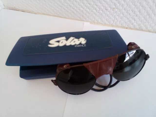 Vintage lunettes de soleil alpinisme marque Cébé 2000 "glacier" France années 90