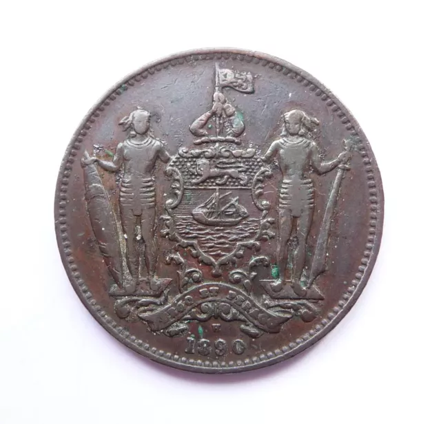 BORNEO 1 cent 1890