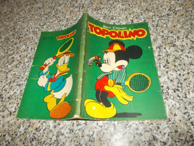 Topolino Libretto N.4 Originale Mondadori Disney M.buono1949 Con Gioco E Bollino