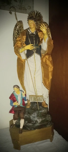 Statua Dell'Arcangelo Raffaele - Decorazione Religiosa In Resina Per Casa O Regalo