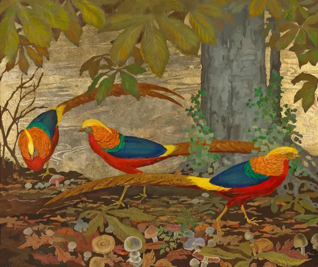 Jessie Botke : Birds and Mushrooms : Archival Quality Art Print