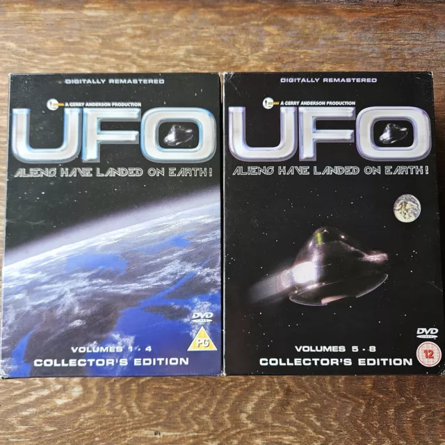 UFO Collectors Edition GERRY ANDERSON 2 DVD box sets Volumes 1-8 All 26 Episode