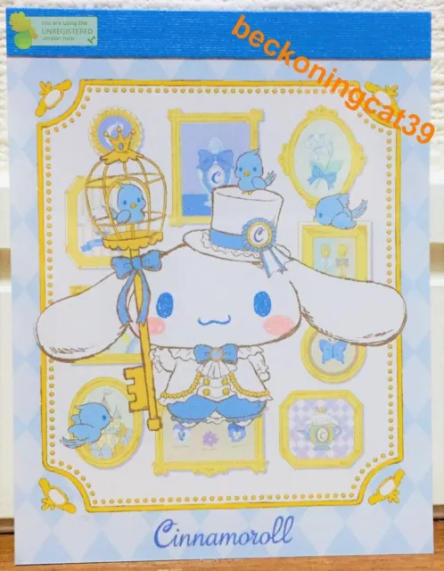 Mini blocco note Sanrio Character Cinnamoroll 100 Prince Kids 2022 MADE IN JAPAN