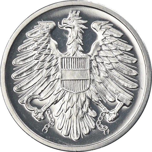 [#915659] Coin, Austria, 2 Groschen, 1987, Proof, MS, Aluminum, KM:2876