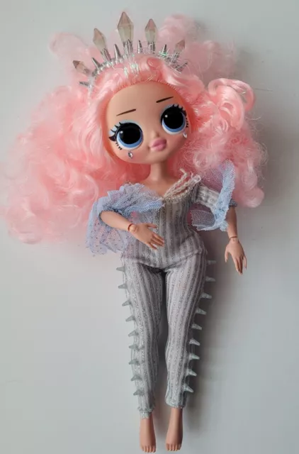 LOL Surprise OMG Winter Disco CRYSTAL STAR Fashion Doll PINK HAIR MGA READ BELOW