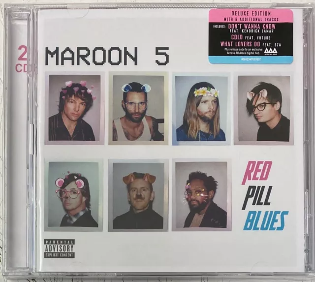 Maroon 5 -Red Pill Blues Deluxe Edition (2CD) New Sealed