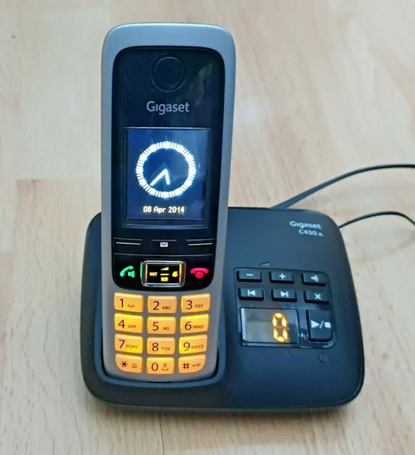 Telefono cordless Gigaset con segreteria telefonica grande schermo a colori TFT 1,8