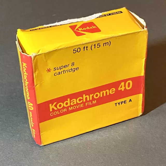 KODAK Kodachrome 40 8mm Super 8 Color Movie Film KMA 464 Type A Expired 1984