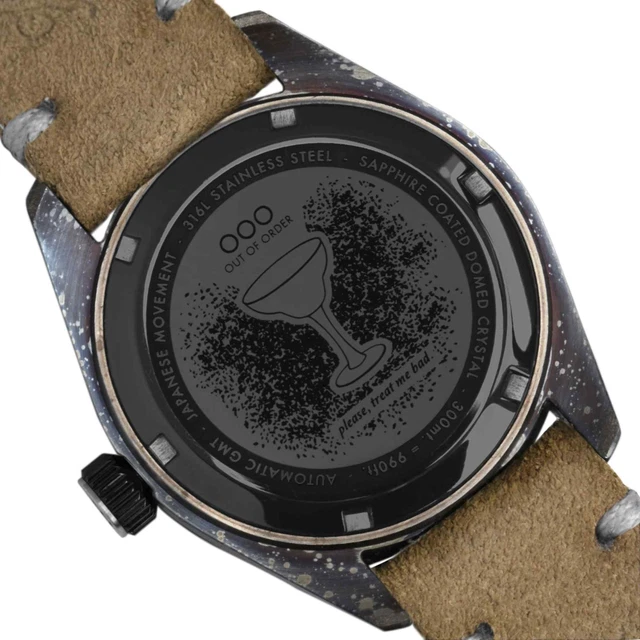 Out Of Order 001-25.MAR Uomo Margarita Automatico Gmt Polso 4