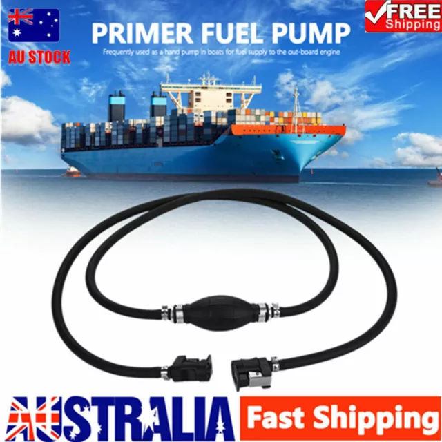 Marine Boat Fuel Pump Line Hand Primer Bulb Gas Outboard Petrol Rubber Line DA