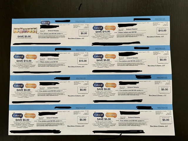 Enfamil Formula Coupon Checks Worth $60