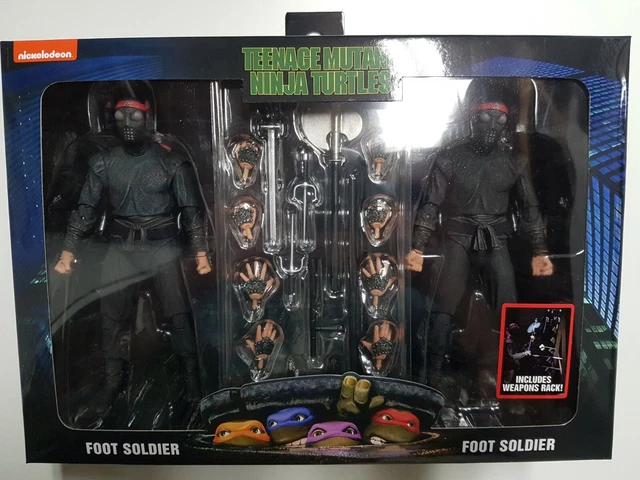 FOOT SOLDIER TEENAGE Mutant Ninja Turtles NECA TMNT 2-Pack Brand New ...