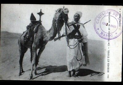 Rabat (morocco) touareg/military franchise campaign of morocco in 1915