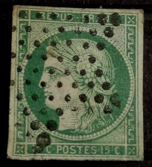 Timbre France Cérès Bordeaux N°48 - Gros Chiffres - Côte +160 - Émission Avant 1900