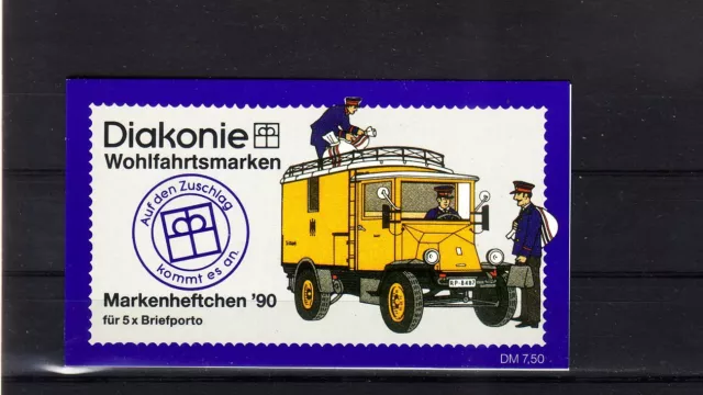 Berlin Wohlfahrt Markenheft Diakonie 1990 postfrisch (europa:13959) 1 DM